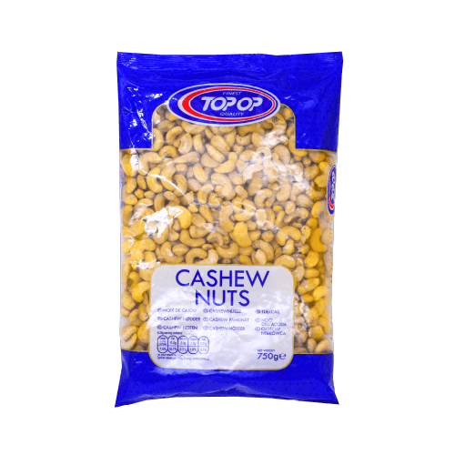 TOP - OP CASHEW NUTS - 750G - TOP - OP