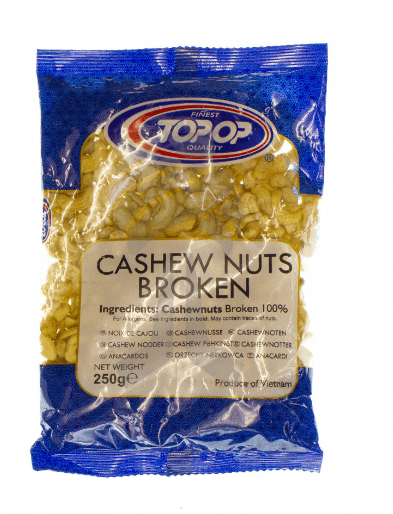 TOP - OP CASHEW NUTS BROKEN - 250G - TOP - OP