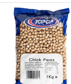 TOP - OP CHICK PEAS - 1KG - TOP - OP