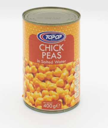 TOP - OP CHICK PEAS BOILED - 400G - TOP - OP