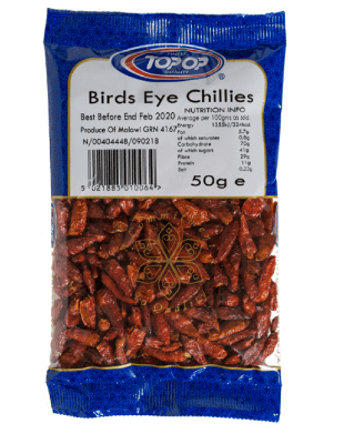 TOP - OP CHILLIES BIRDS EYE - 50G - TOP - OP