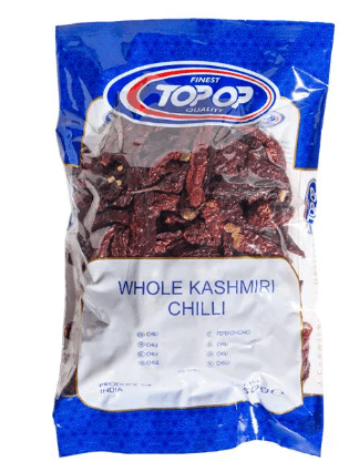 TOP - OP CHILLIES WHOLE KASHMIRI - 250G - TOP - OP