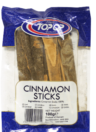 TOP - OP CINNAMON STICKS - 100G - TOP - OP