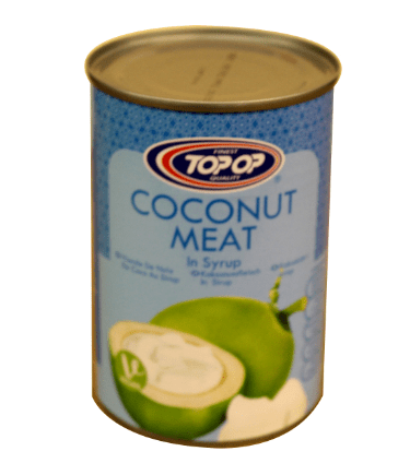 TOP - OP COCONUT MEAT IN SYRUP - 425G - TOP - OP