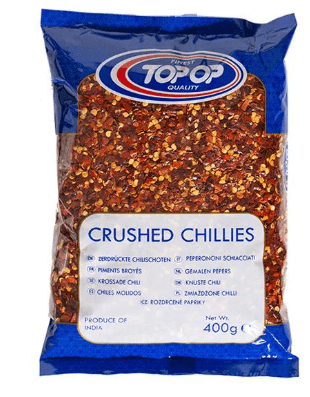 TOP - OP CRUSHED CHILLIES - 400G - TOP - OP