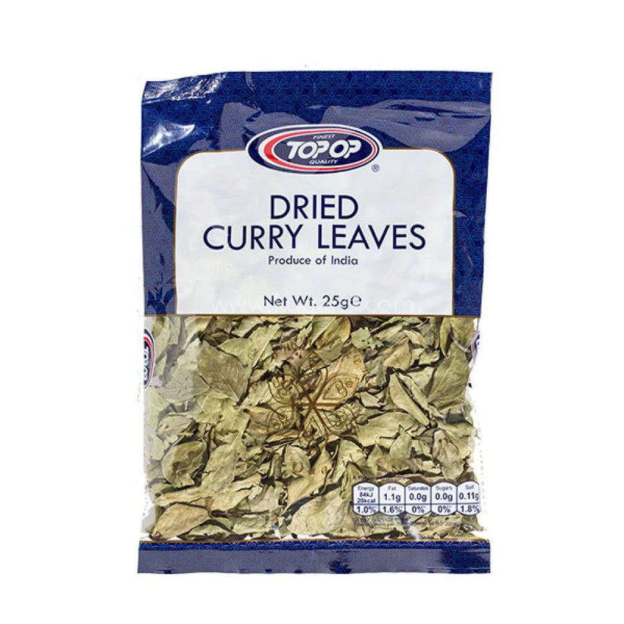 TOP - OP DRIED CURRY LEAVES - 25G - TOP - OP