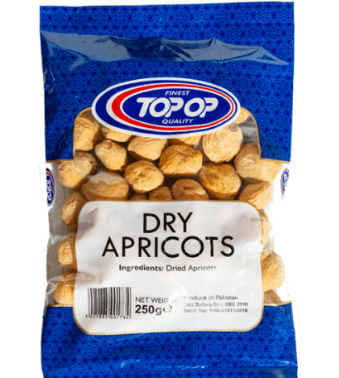 TOP - OP DRY APRICOTS - 250G - TOP - OP