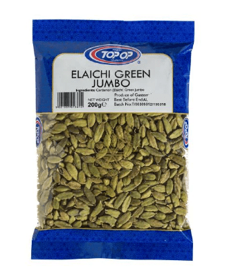 TOP - OP ELAICHI GREEN JUMBO (CARDAMOM) - 200G - TOP - OP