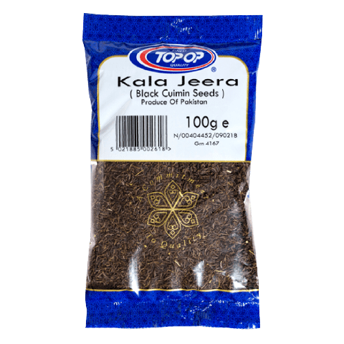 TOP - OP KALA JEERA (BALCK CUMMIN SEEDS) - 100G - TOP - OP