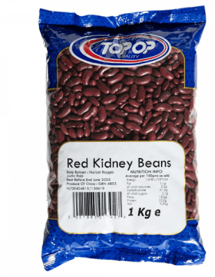 TOP - OP KASHMIRI RED KIDNEY BEANS - 1KG - TOP - OP