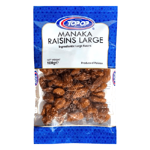 TOP - OP MANAKA (RAISINS LARGE) - 100G - TOP - OP