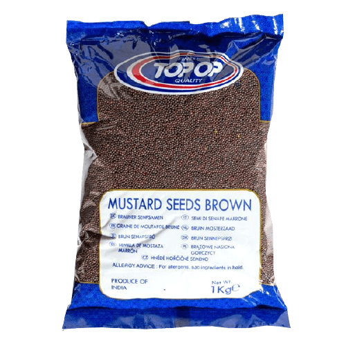 TOP - OP MUSTARD SEEDS BROWN - 100G - TOP - OP