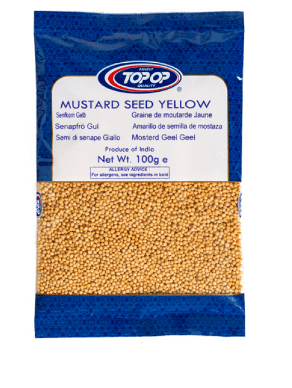 TOP - OP MUSTARD SEEDS YELLOW - 100G - TOP - OP