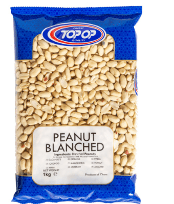 TOP - OP PEANUTS BLANCHED - 1KG - TOP - OP