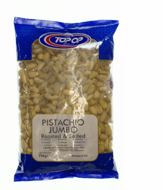 TOP - OP PISTACHIO JUMBO ROASTED & SALTED PISTACHIO IN SHELL - 250G - TOP - OP