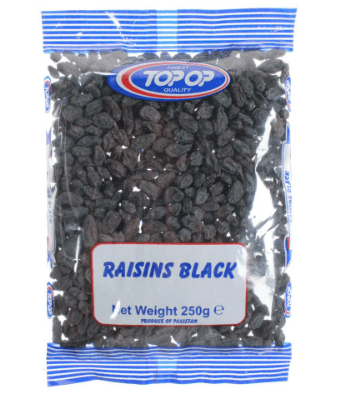 TOP - OP RAISINS BLACK - 250G - TOP - OP