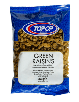 TOP - OP RAISINS GREEN - 250G - TOP - OP