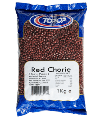 TOP - OP RED CHORIE (COW PEAS) - 1KG - TOP - OP