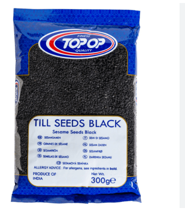 TOP - OP TILL (SESAME) SEEDS BLACK - 300G - TOP - OP