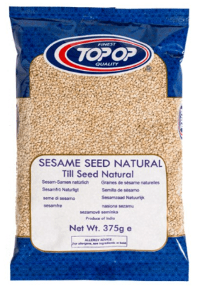 TOP - OP TILL (SESAME) SEEDS NATURAL - 375G - TOP - OP