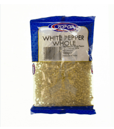 TOP - OP WHITE PEPPER WHOLE - 100G - TOP - OP