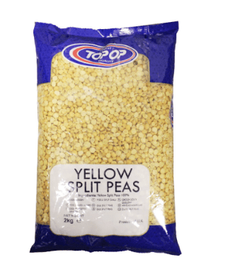 TOP - OP YELLOW SPLIT PEAS - 2KG - TOP - OP