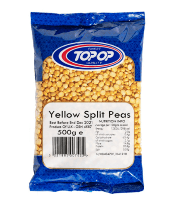 TOP - OP YELLOW SPLIT PEAS - 500G - TOP - OP