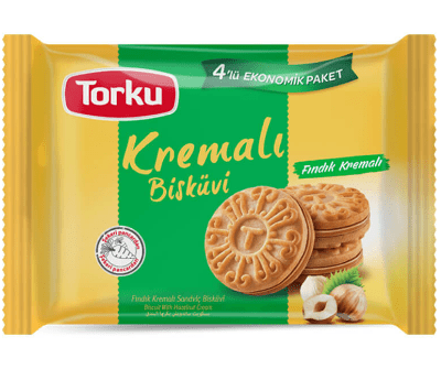 TORKU HAZELNUT SANDWICH BISCUIT ASSORTED - 244G - TORKU