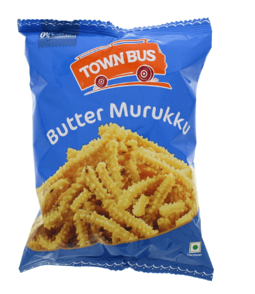 TOWN BUS BUTTER MURUKKU 150G - TOWN BUS