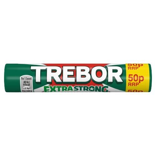 TREBOR EX STRONG PEPPERMINT - 41G - TREBOR