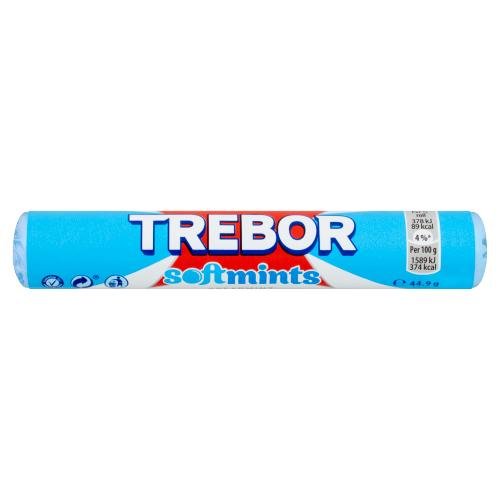 TREBOR SOFTMINTS SPEARMINT ROLL - 40G - TREBOR