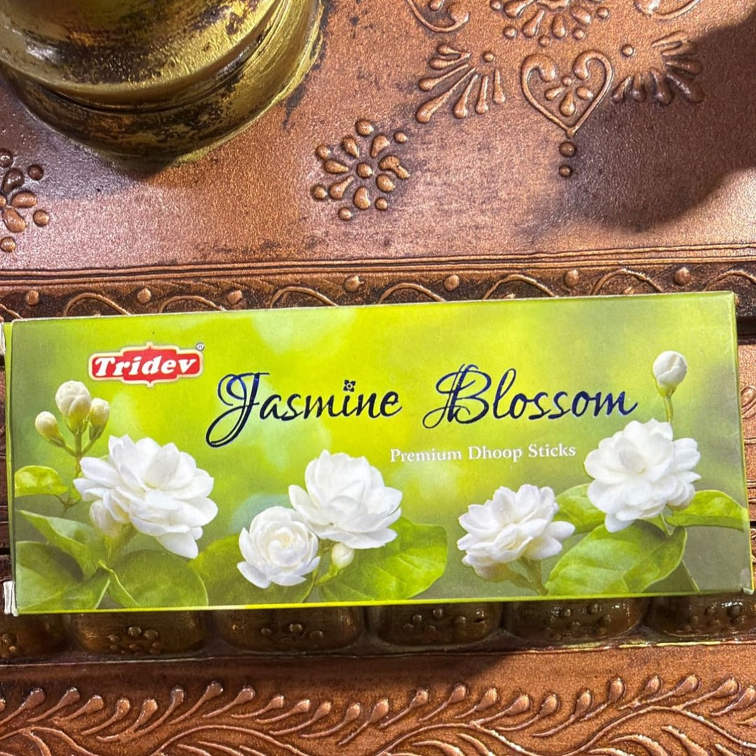 Tridev Jasmin Blossom Dhoop Sticks - 80 G - A AND A