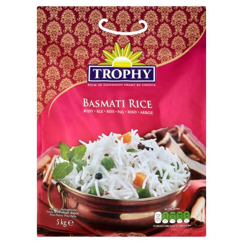 TROPHY BASMATI RICE - 5KG - TROPHY