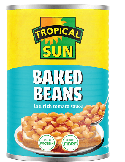 TROPICAL SUN BAKED BEANS - 400G - TROPICAL SUN