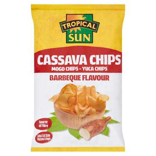 TROPICAL SUN BBQ CASSAVA CHIPS - 80G - TROPICAL SUN