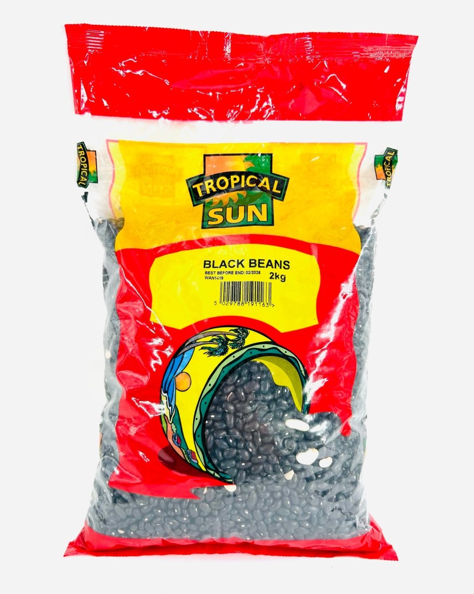 TROPICAL SUN BLACK BEANS - 2KG - TROPICAL SUN