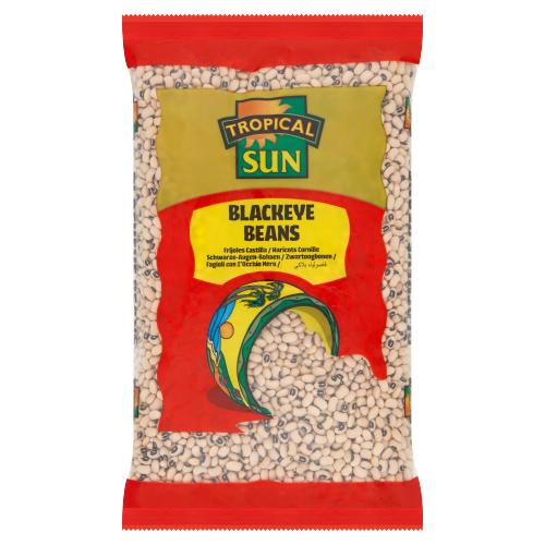 TROPICAL SUN BLACKEYE BEANS - 2KG - TROPICAL SUN