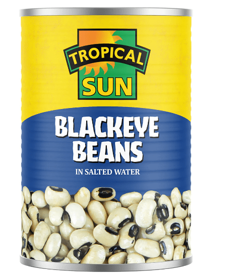 TROPICAL SUN BLACKEYE BEANS CANS - 400G - TROPICAL SUN