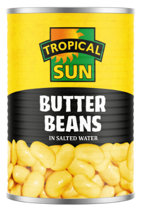 TROPICAL SUN BUTTER BEANS - 400G - TROPICAL SUN