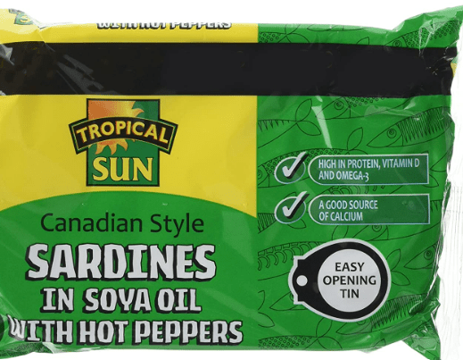 TROPICAL SUN CANADIAN SARDINES HOT - 106G - TROPICAL SUN