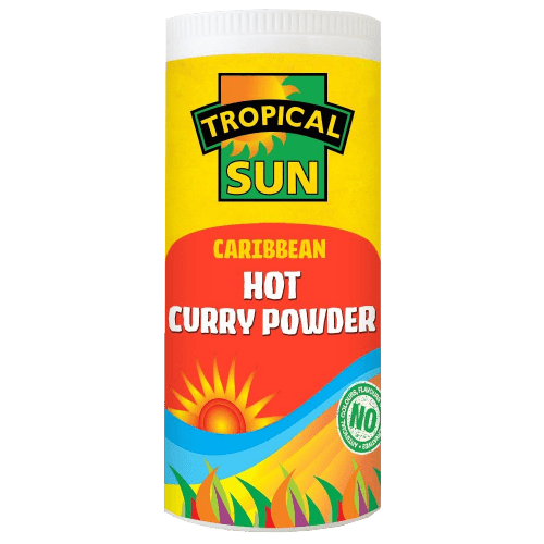 TROPICAL SUN CARIBBEAN CURRY HOT - 100G - TROPICAL SUN