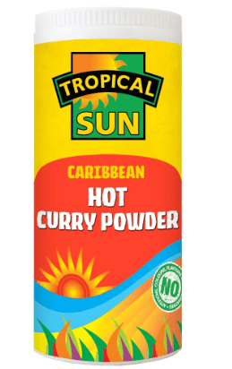 TROPICAL SUN CARIBBEAN CURRY HOT - 500G - TROPICAL SUN