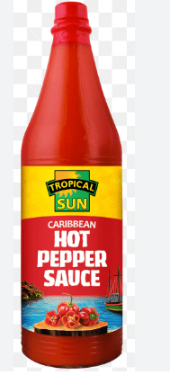 TROPICAL SUN CARIBBEAN HOT SAUCE - 350ML - TROPICAL SUN