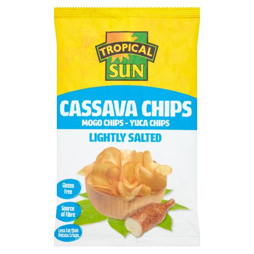 TROPICAL SUN CASSAVA CHIPS SALTED - 80G - TROPICAL SUN