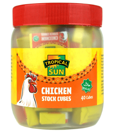 TROPICAL SUN CHICKEN STOCK CUBE JAR - 400G - TROPICAL SUN