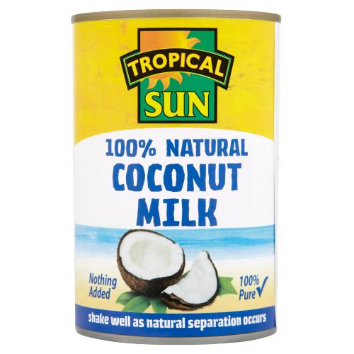 TROPICAL SUN COCONUT MILK - 400ML - TROPICAL SUN