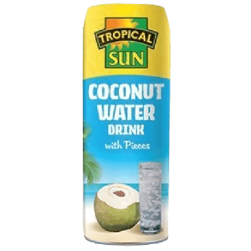 Tropical Sun Coconut Water Drink With Pieces - 330ml
