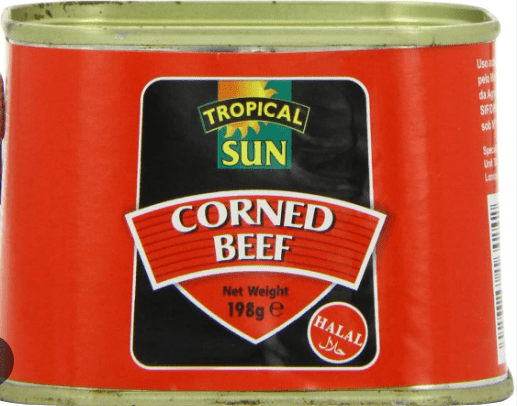 TROPICAL SUN CORNED BEEF HALAL - 198G - TROPICAL SUN