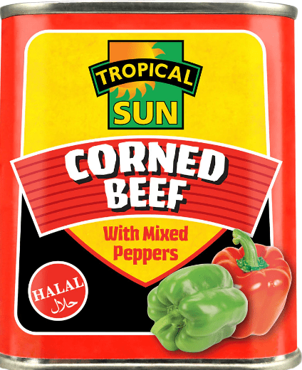 TROPICAL SUN CORNED BEEF MIXED - 340G - TROPICAL SUN