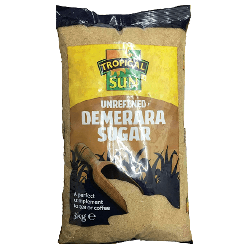 TROPICAL SUN DEMERARA SUGAR - 3KG - TROPICAL SUN